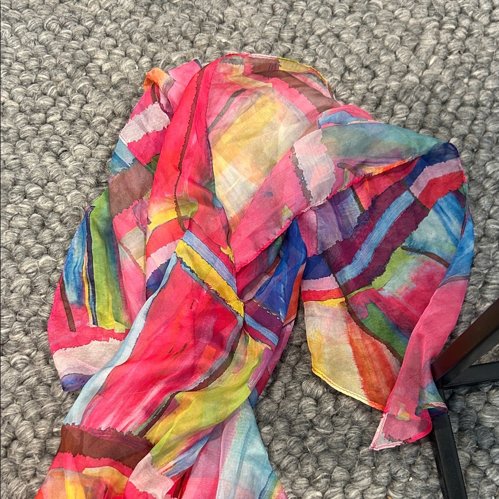 Non Signe Multi-Color Bamboo Printed Head-wrap Duo - Picture 4 of 7
